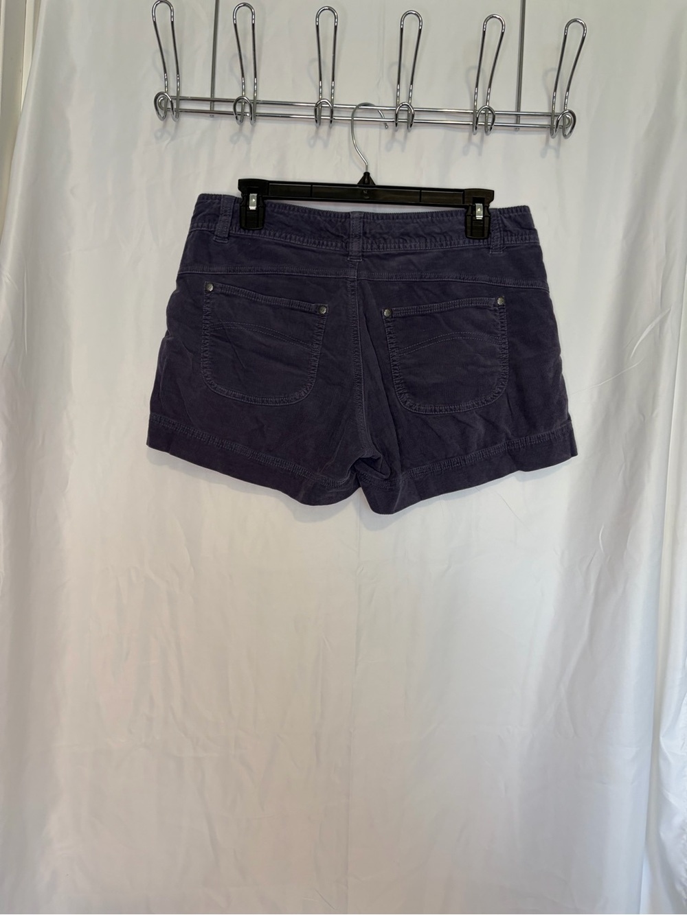 Athleta Corduroy Shorts in Navy Blue - Picture 3 of 5